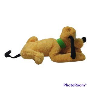 Disney Parks PLUTO Soft Plush Stuffed Bean Bag Mickey Mouse Dog Animal Doll 10"